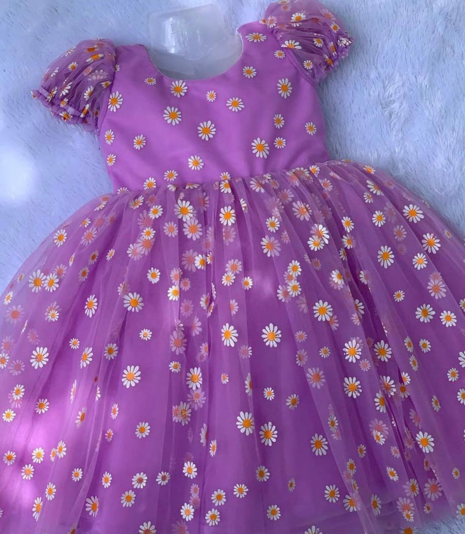 KIDS NET FROCK