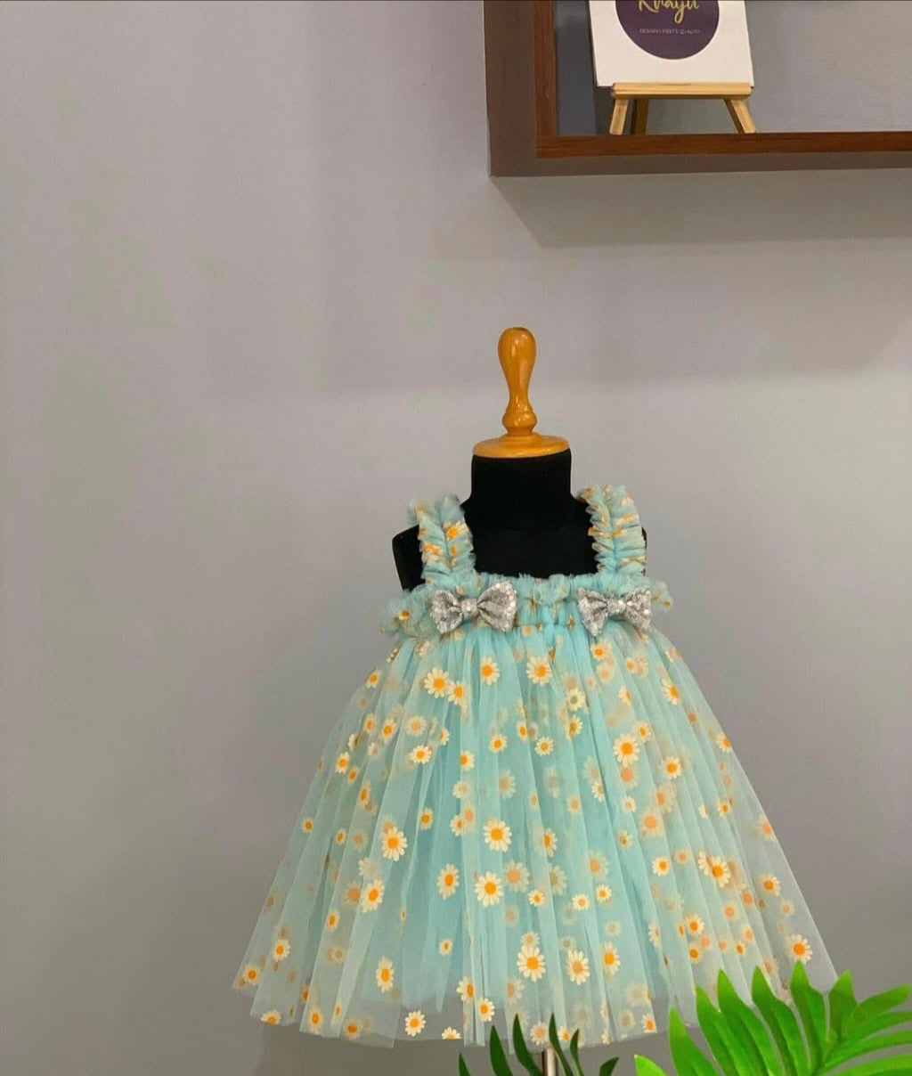 KIDS NET FROCK