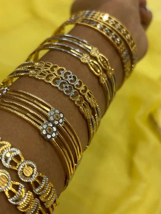 GOLD PLATED BUNGLES