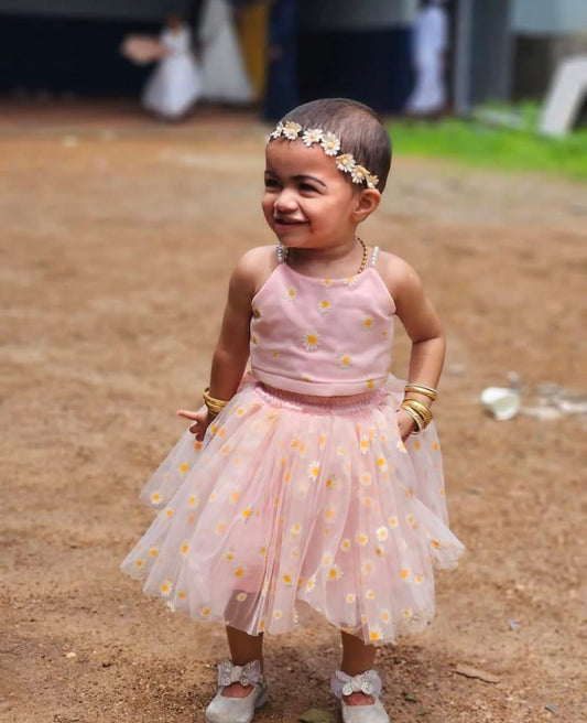 KIDS NET FROCK