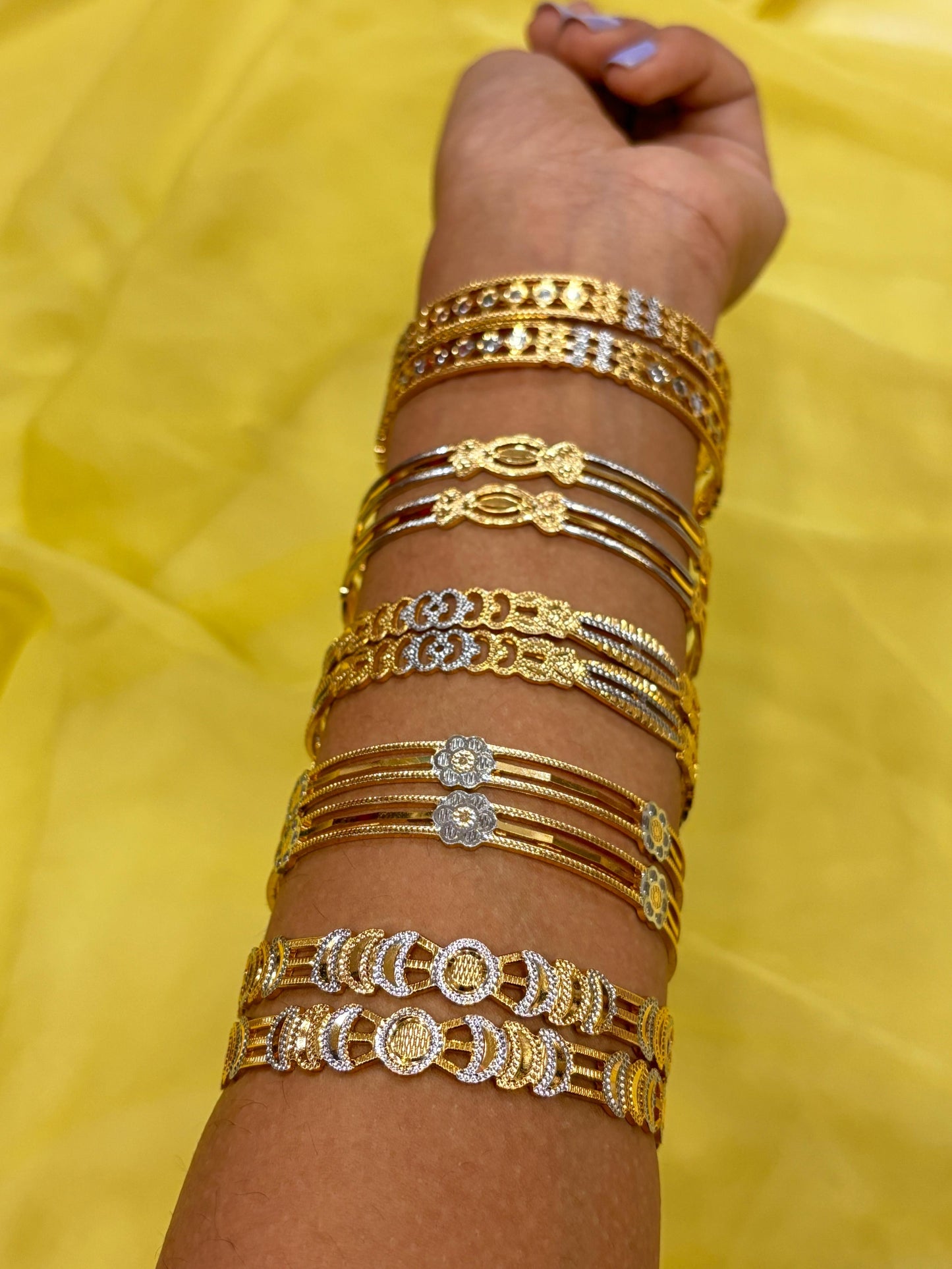 GOLD PLATED BUNGLES