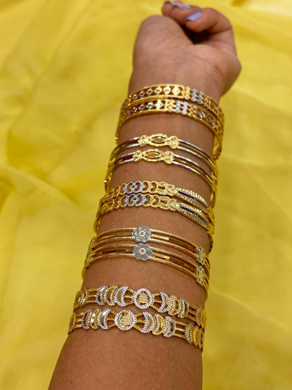 GOLD PLATED BUNGLES