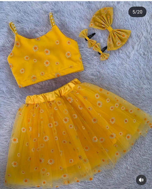 KIDS NET FROCK