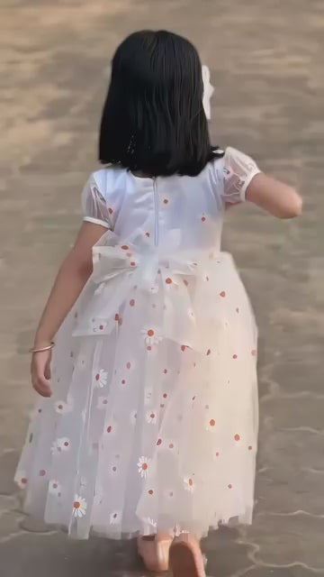 KIDS NET FROCK