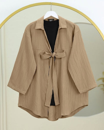 JACKET WITH SLEEVELESS INNER