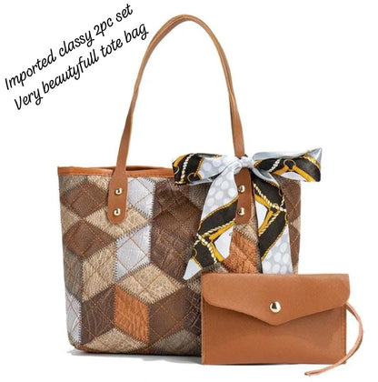 Classy 2pc Tote Bag