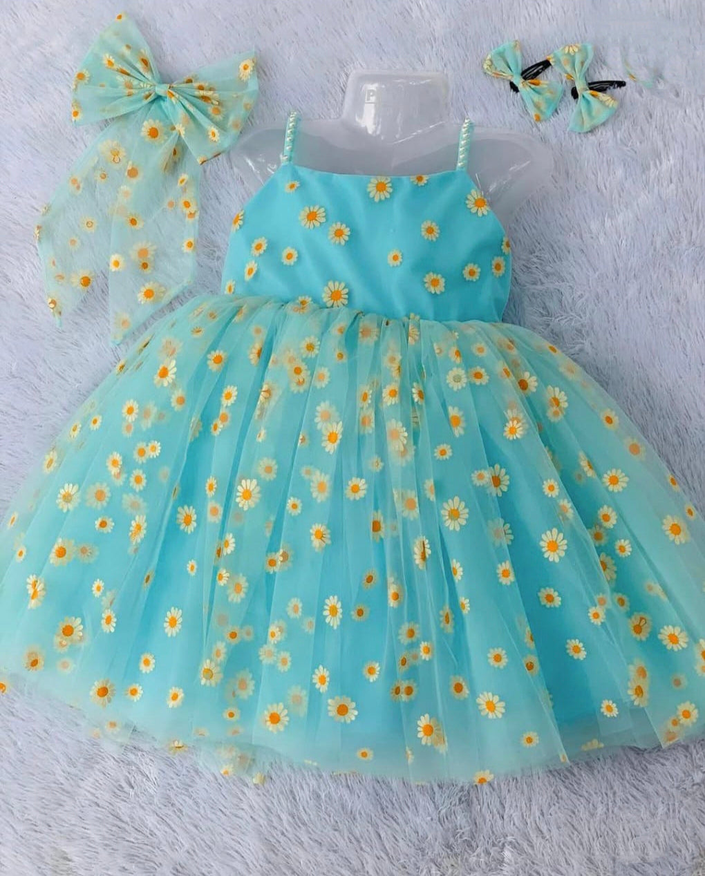 KIDS NET FROCK
