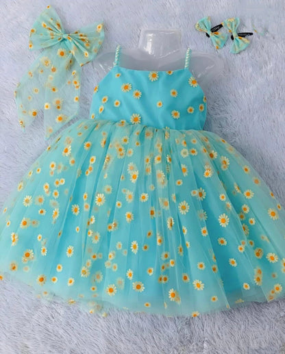 KIDS NET FROCK
