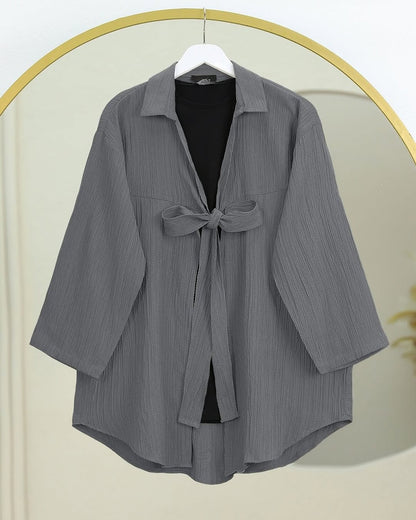 JACKET WITH SLEEVELESS INNER