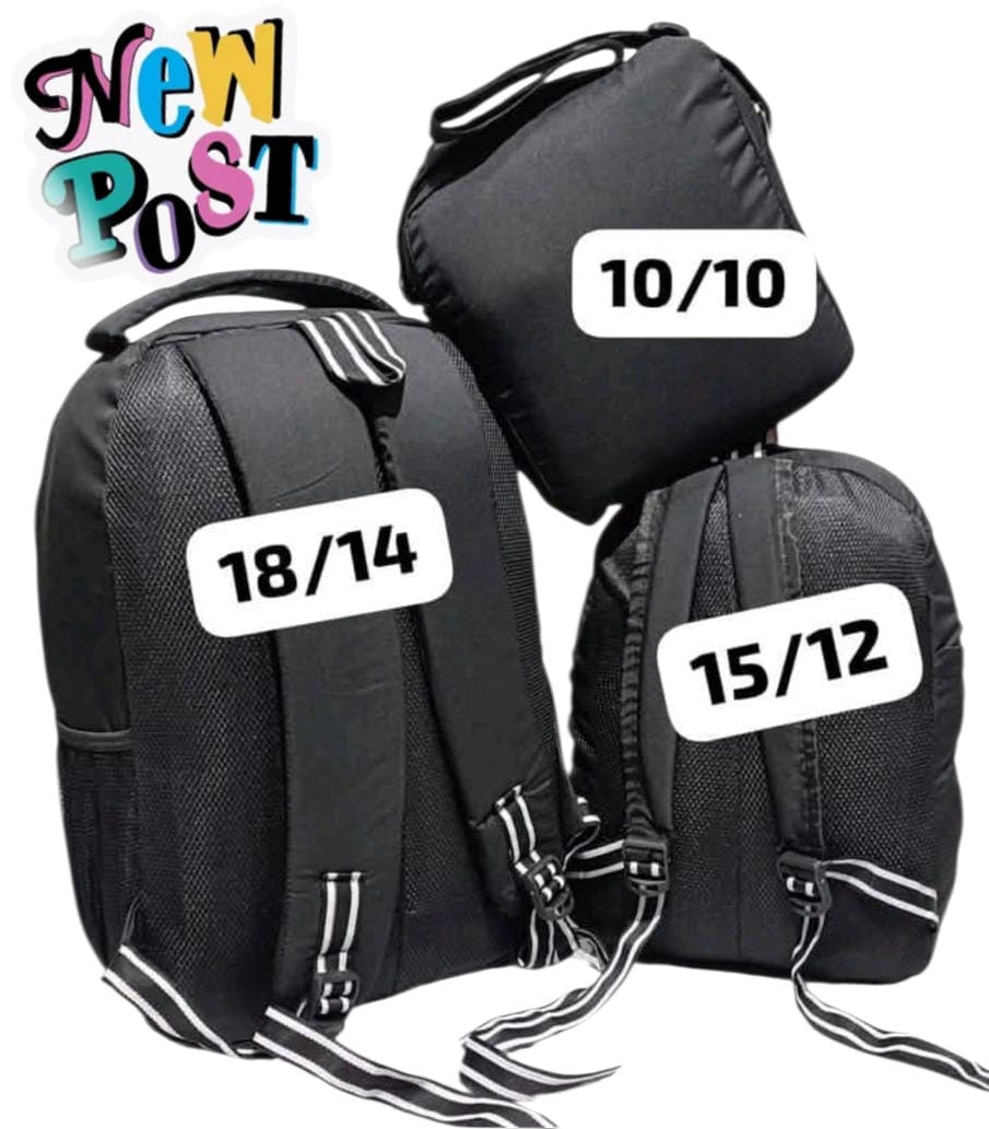 3pc combo backpack