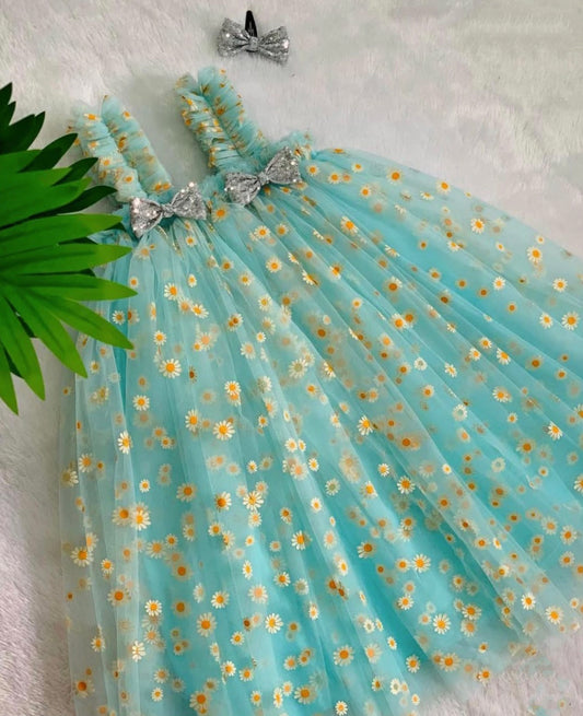 KIDS NET FROCK