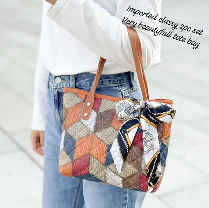 Classy 2pc Tote Bag