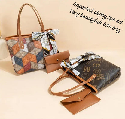 Classy 2pc Tote Bag