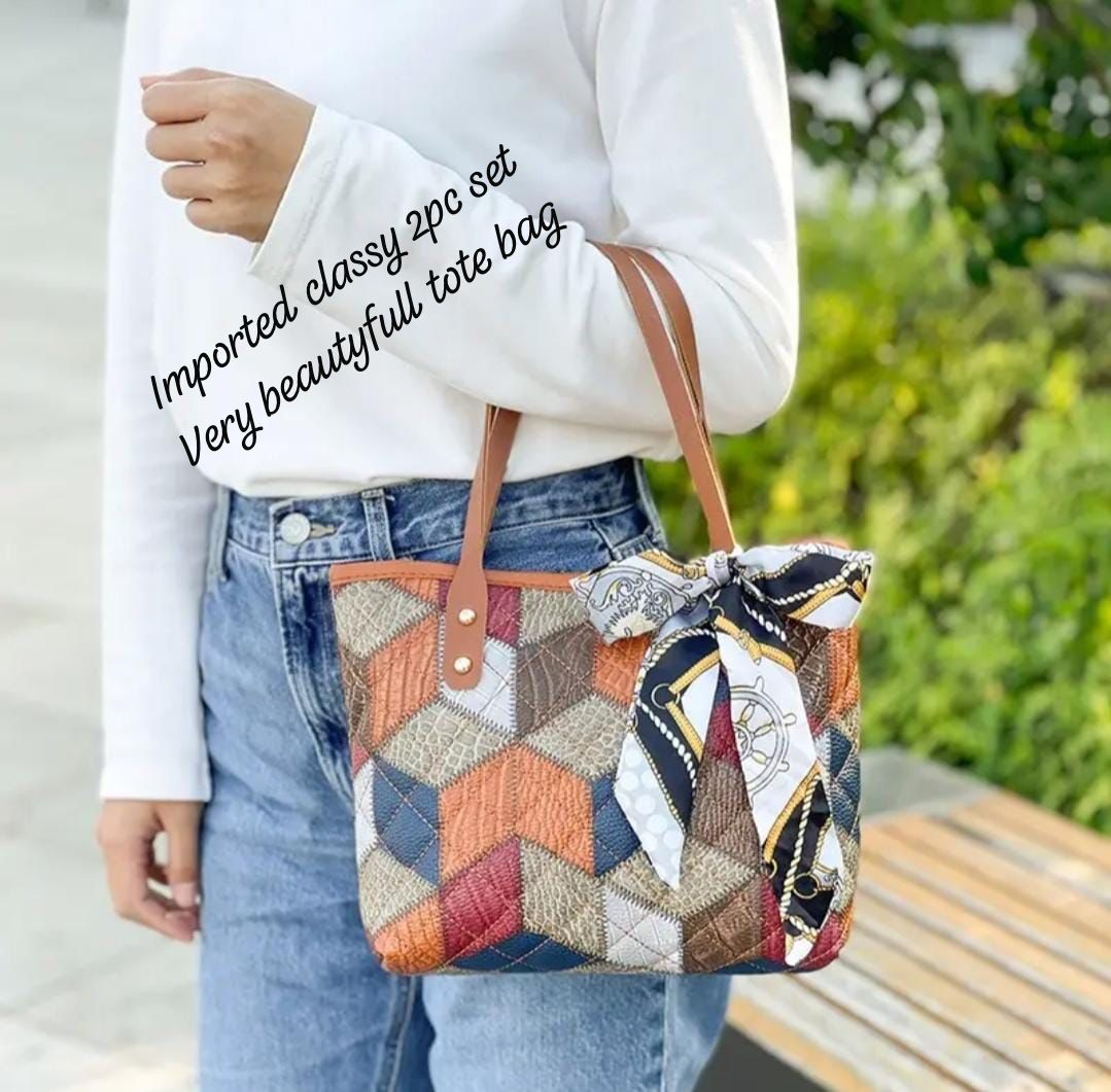 Classy 2pc Tote Bag