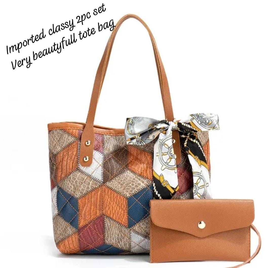 Classy 2pc Tote Bag