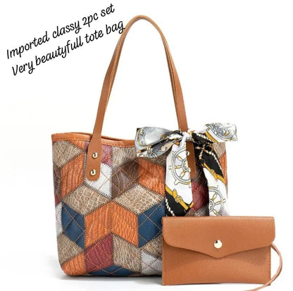 Classy 2pc Tote Bag